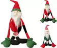 Joulupukki roikkuvilla käsillä 74cm - Joulukoristeet - 8721037716406 - 1