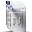 M-Tech LED Basic C5W-C10W valkoinen 6000K SV8.5-8 2kpl - Led ajovalot ja polttimot - 5901508527226 - 1