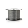 Mikrofonikaapeli 2x0.23 mm² kupari 100m pyöreä PVC tummanharmaa - Asennuskaapelit ja sähköjohdot - 5412810296316 - 2