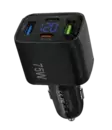 Mobia autolaturi 2 x USB-C + 2 x USB-A, Max 75W - Puhelintarvikkeet ja laturit - 6430076525116 - 1