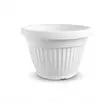 Muoviruukku valkoinen 20cm - Muoviruukut - 3838851365286 - 1