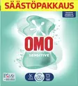 Omo pyykinpesujauhe sensitive 3,72kg - Pyykinpesu- ja huuhteluaineet - 8712561421546 - 1