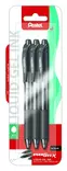 Pentel Geelirolleri energel X 3kpl - Mustekynät ja geeliikynät - 4016284333556 - 1