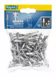 Rapid vetoniitti alu 4.8X14mm 100kpl - Niitit ja hakaset - 4051661013416 - 1