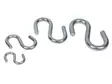 S-koukku 25mm teräs 5kpl - Koukut ja naulakot - 6414672011006 - 2