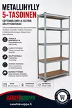 Varastohylly 5 kerrosta - Työkalupakit, hyllyt ja säilytys - 6438168112206 - 1
