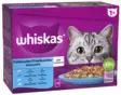 Whiskas 1+ Kalasuosikit hyytelö 12x85g - Kissan märkäruoat - 3065890154896 - 2