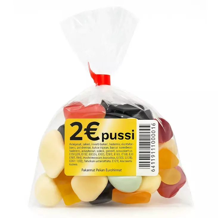 2€ pussi 140g - Karkit - 6419111000016 - 1