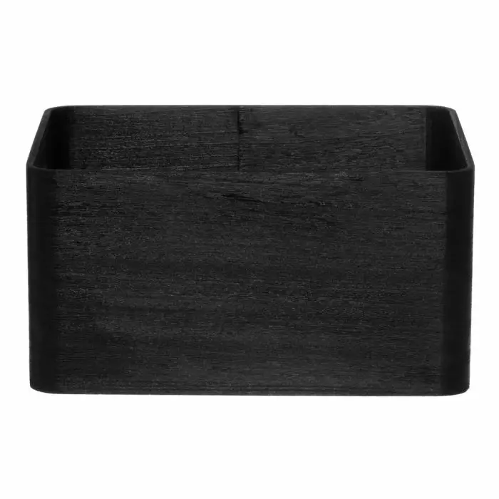 4Living puulaatikko 35x25x18 CM musta - Säilytyskorit - 6410416373966 - 1