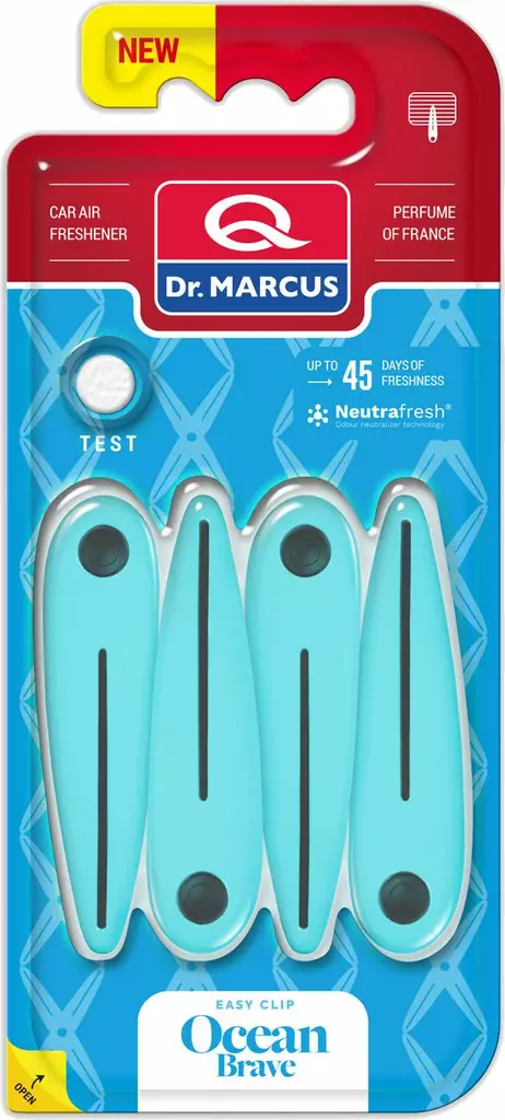 Dr Marcus hajuste easy clip ocean brave - Auton raikastimet - 5900950767556 - 1