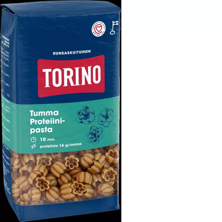 Torino Special tumma proteiinipasta 500g - Pastat - 6411200102656 - 1