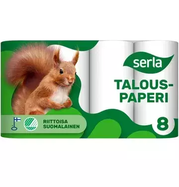 Serla talouspaperi 8rll - Talouspaperit - 6414301081226 - 1