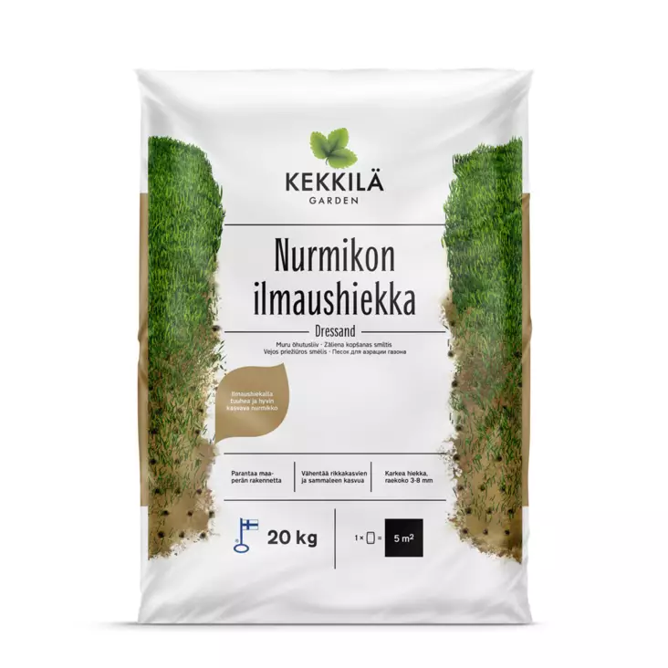 Nurmikon ilmaushiekka 20 kg - Puutarhalannoitteet - 6433000119986 - 1