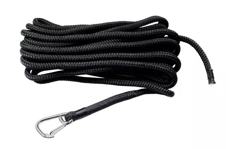 Arctic marine kiinnitysköysi 10mm 6m aisi 316 karbiinihaalla uppoava pes musta - Veneily - 6430039732186 - 1