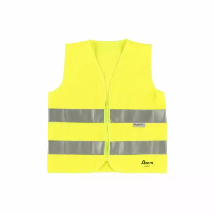 Atom heijastinliivi lasten vetoketju 3m - Heijastimet ja heijastinliivit - 6410413204256 - 1