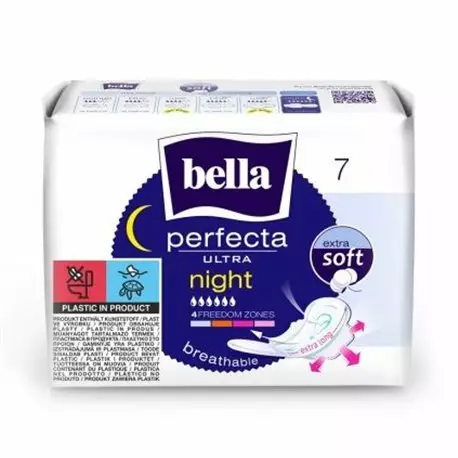 Bella kuukautisside Extra yöside 7kpl - Pikkuhousunsuojat ja siteet - 5900516305376 - 1