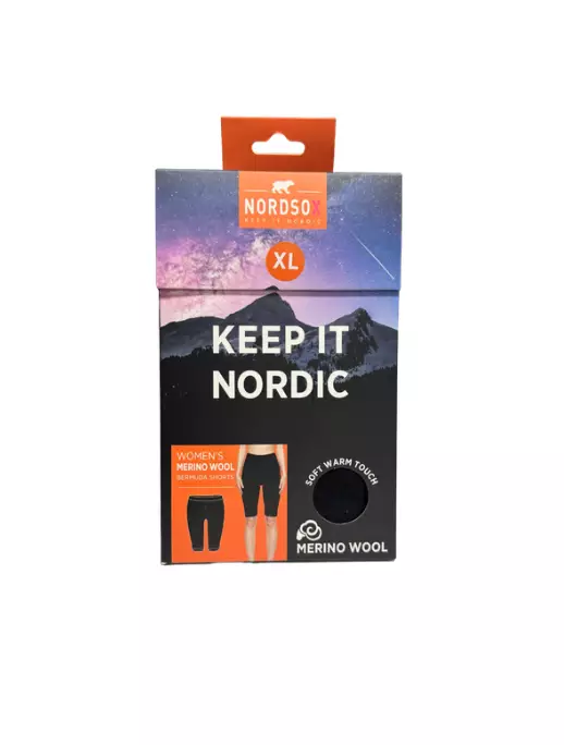 Nordsox bermudashortsit merinovillaa XL - Naisten alusasut - 6438159951036 - 1