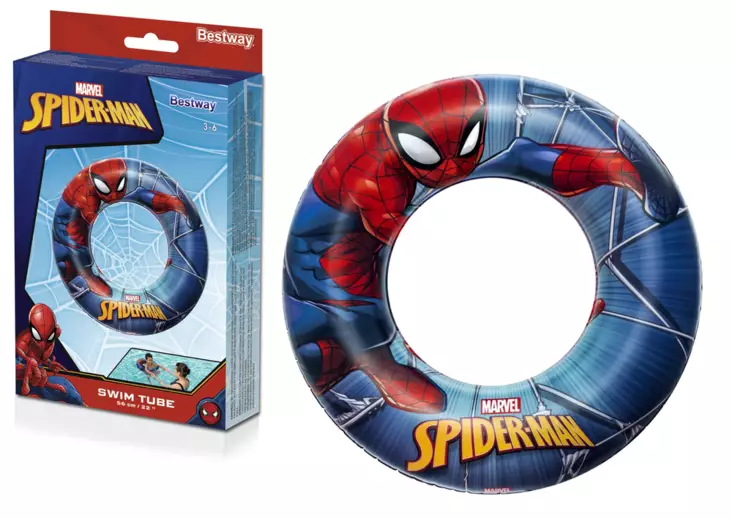 Bestway uimarengas spider-man 56cm - Vesilelut - 6941607306246 - 1