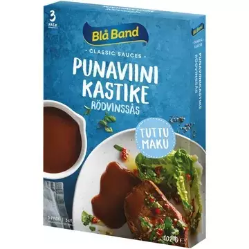 Blå Band Punaviinikastike 3x34g säästöpa - Kuivaruoka-aineet, keitot ja kastikkeet - 7322550030966 - 1