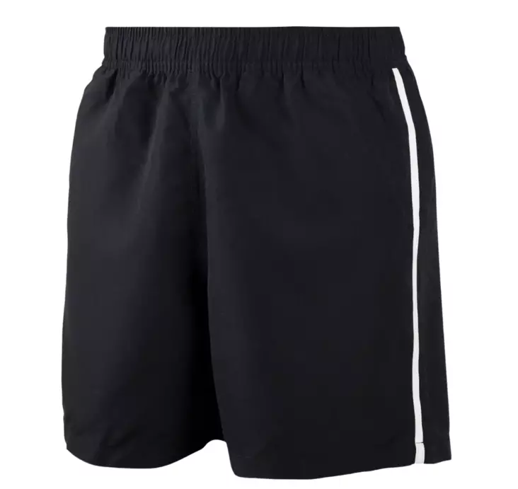 Black Horse uimashortsit musta/valkoinen raita L - Miesten uimahousut - 7029340027426 - 1