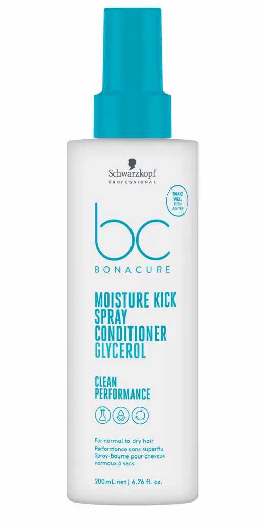 Bonacure Moisture Kick hoitosuihke 200ml - Hiustenhoitoaineet - 4045787727036 - 1