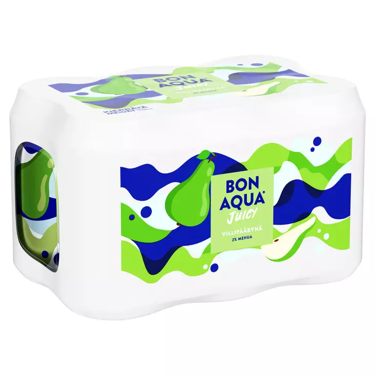 Bonaqua Villipäärynä 0,33l 6-pack - Lähdevedet ja kivennäisvedet - 6415600567176 - 1