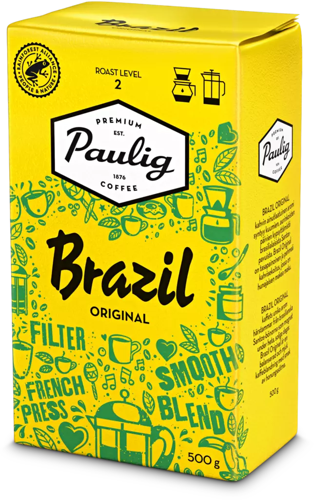 Brazil kahvi 500g suodatinjauhettu - Kahvit - 6411300000616 - 1