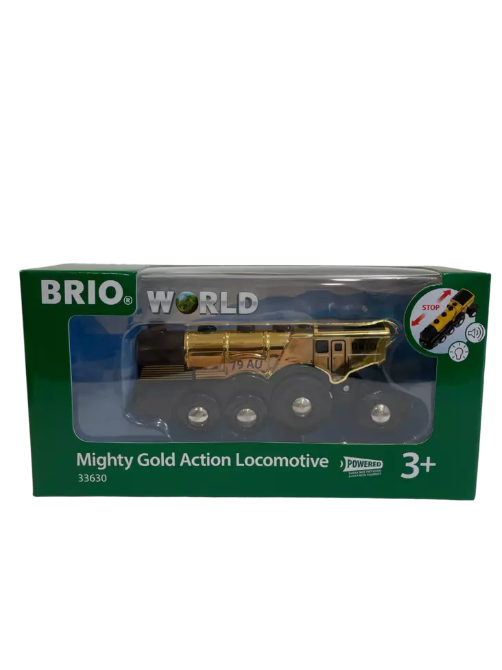 Brio Iso kultainen veturi - Leikkiautot ja kauko-ohjattavat autot - 7312350336306 - 1