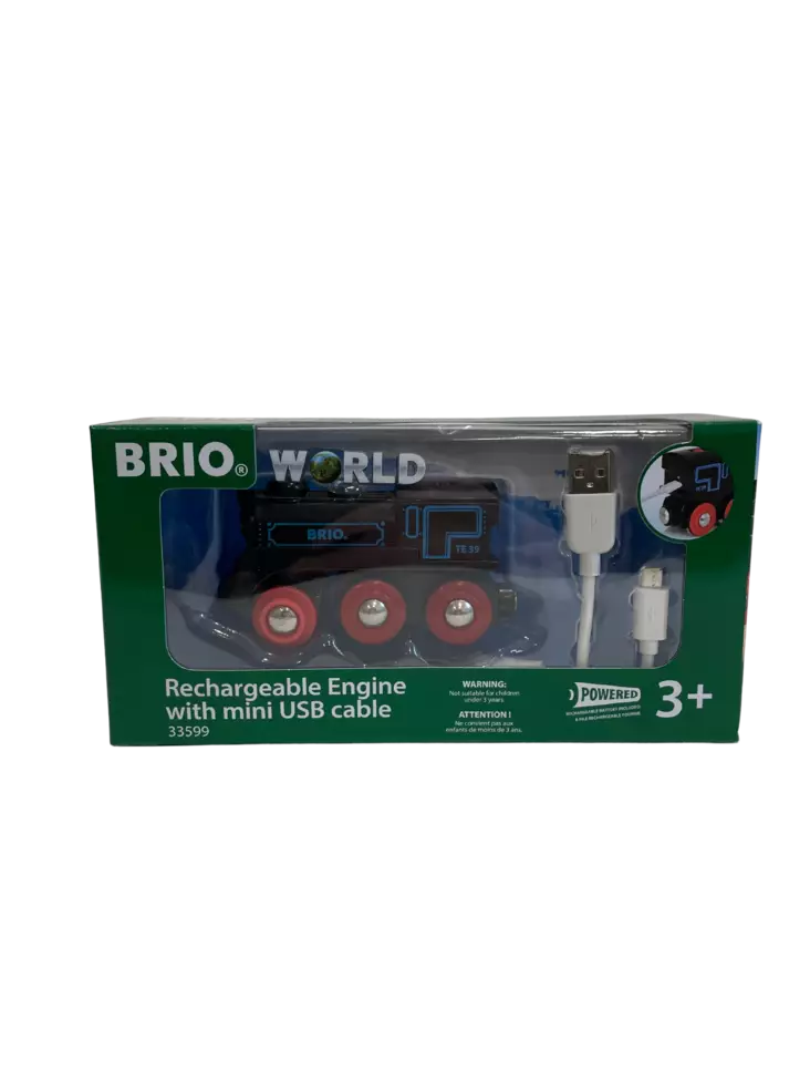 Brio Ladattava veturi/USB-johdolla - Leikkiautot ja kauko-ohjattavat autot - 7312350335996 - 1