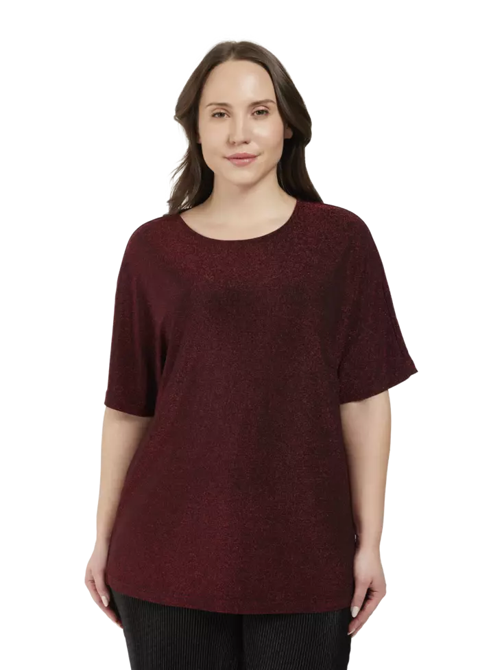 Ciso kimalle T-paita punainen S/38 - Naisten paidat ja puserot - 5713242159966 - 1