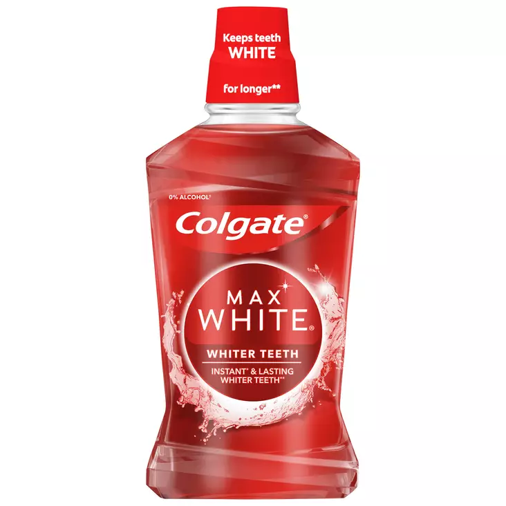Colgate max white suuvesi 500ml - Suunhoitotarvikkeet & suuvedet - 8714789798196 - 1