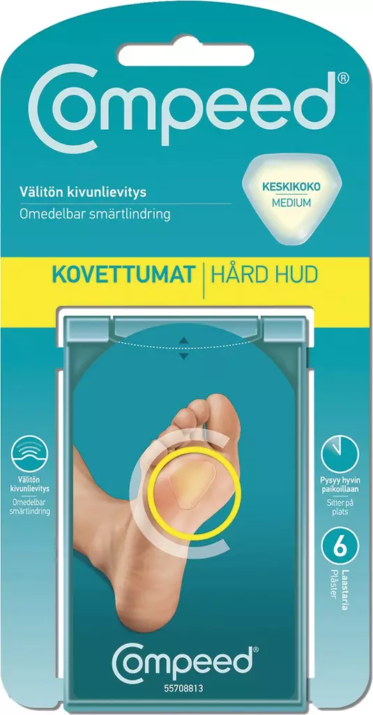 Compeed Kovettumat Laastari 6 Kpl - Desifiointi ja laastarit - 3574660259216 - 1