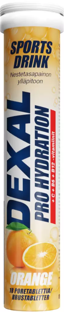 Dexal pro hydration orange 81g - Vitamiinit ja mineraalit - 6409941301926 - 1