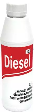 Diesel 100 jäänesto 0,5L - Polttonesteet - 6414501406546 - 1