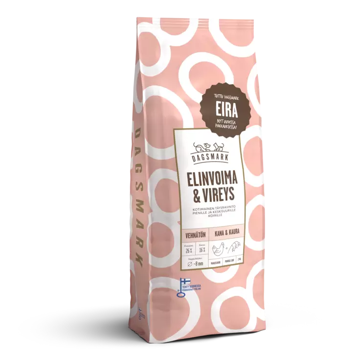 DM Elinvoima&vireys kana-kaura 2kg - Koiran kuivaruoat - 6430066383856 - 1