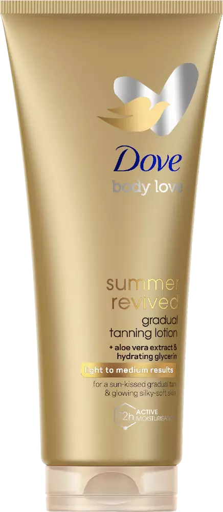 Dove Kosteusvoide Light to Medium 200ml - Aurinkorasvat ja itseruskettavat - 8720181260506 - 1