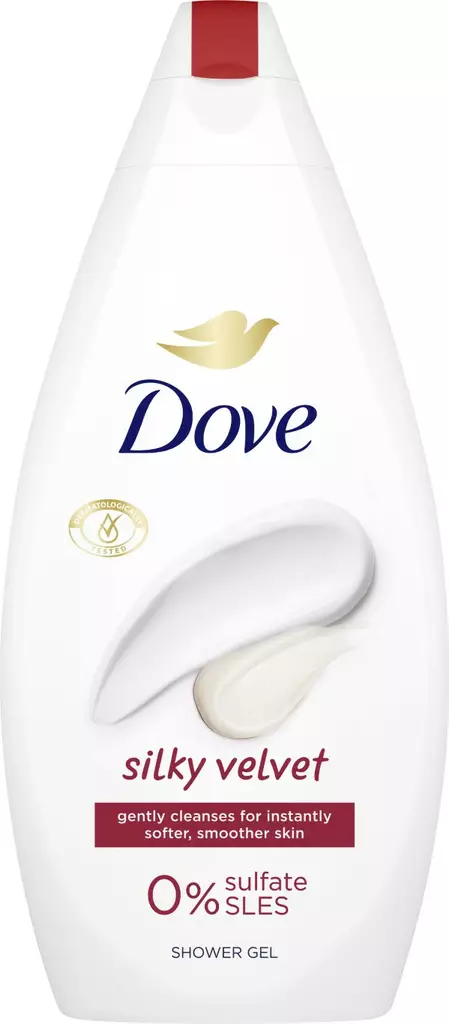 Dove Silky Velvet Suihkusaippua 450ml - Suihkugeelit- ja saippuat - 8720181468476 - 1