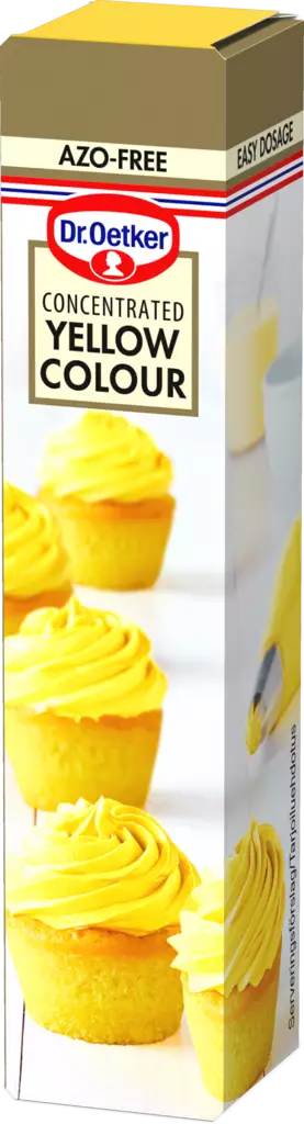 Dr. Oetker Keltainen geeliväri 15g - Kuivatuotteet ja leivonta - 5701073041406 - 1