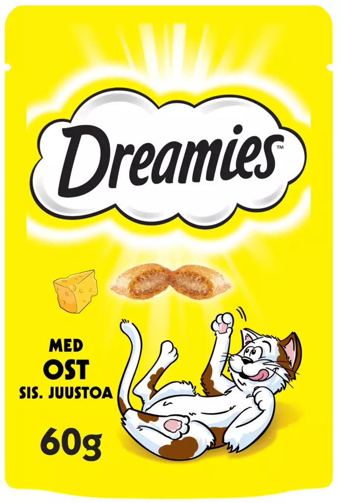 Dreamies Juustoa makupala 60 g - Kissan herkut - 4008429037986 - 1