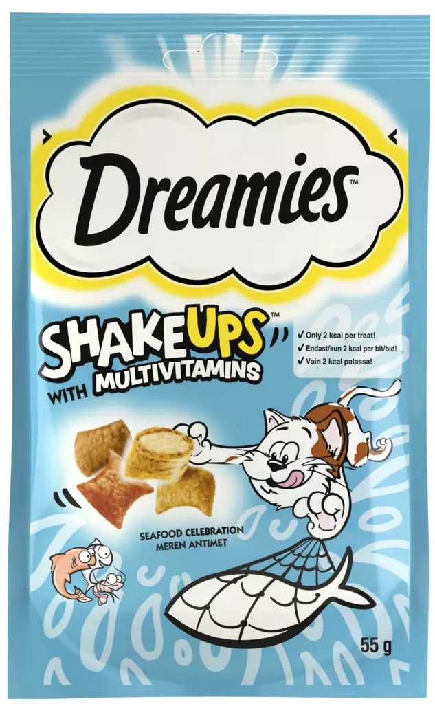 Dreamies Shakeups Meren Antimet 55g - Kissan herkut - 5998749144626 - 1