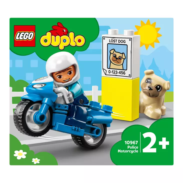 Dublo Poliisimoottoripyörä 10967 - Legot - 5702017153636 - 1