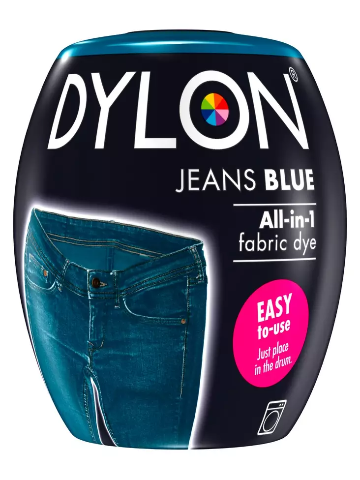 Dylon tekstiiliväri jeans blue 41 350g - Konetekstiilivärit - 7332531092166 - 1