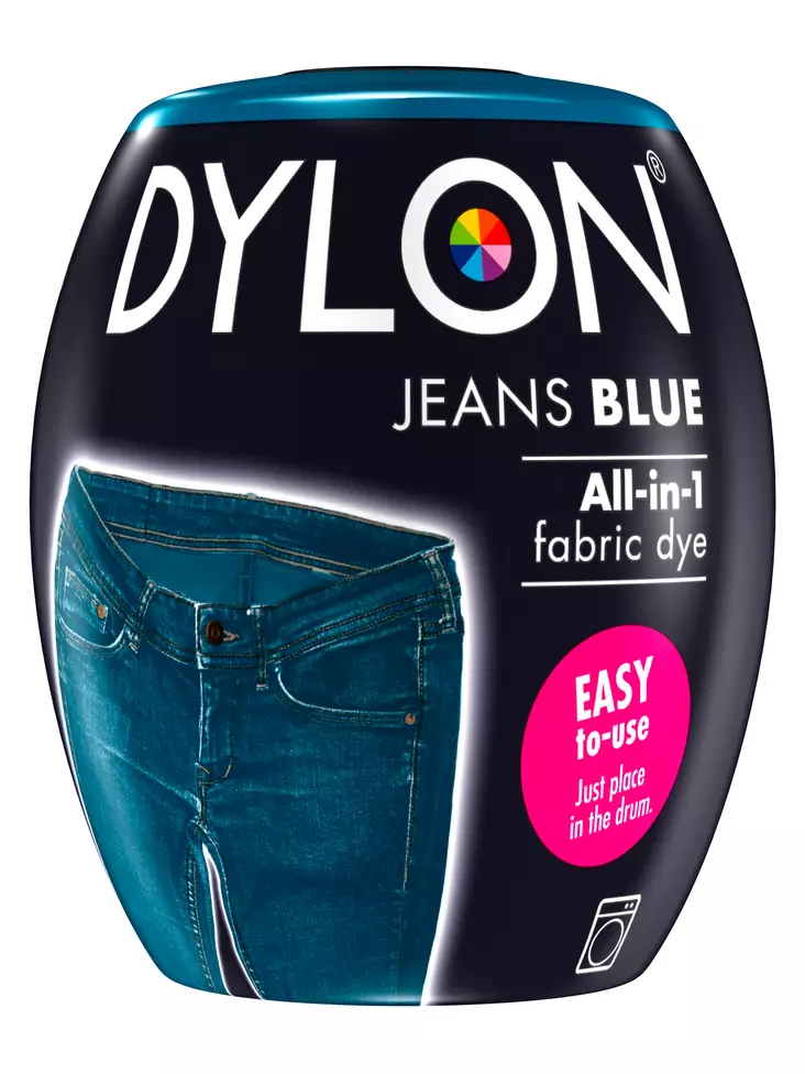 Dylon tekstiiliväri jeans blue 41 350g - Konetekstiilivärit - 7332531092166 - 1