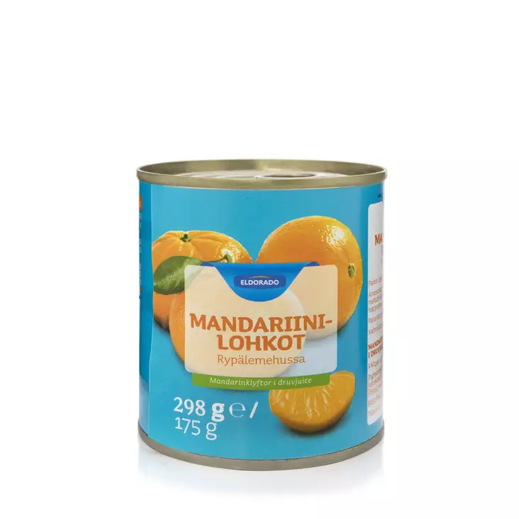 Eldorado Mandariinilohkot 298/175g - Hedelmä- ja marjasäilykkeet - 6430060508446 - 1
