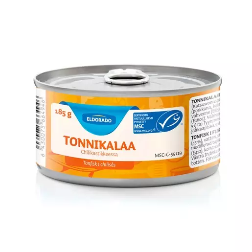 Eldorado Tonnikala Chilikastikkeessa185g - Elintarvikkeet - 6430075664946 - 1