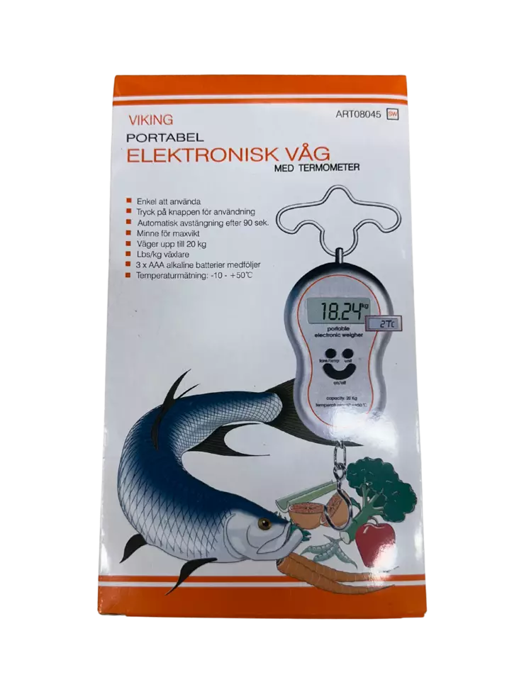 Elektroninen vaaka lämpömittarilla - Talousvaa´at - 7316040080456 - 1