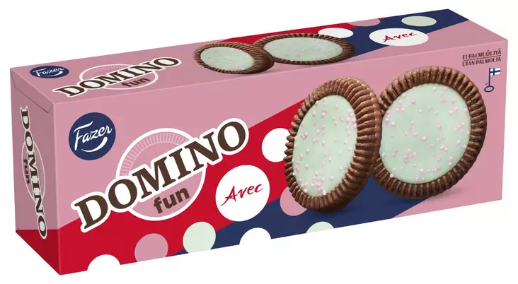Fazer Domino Fun herkuttelukeksi 120g - Keksit - 6416453075726 - 1