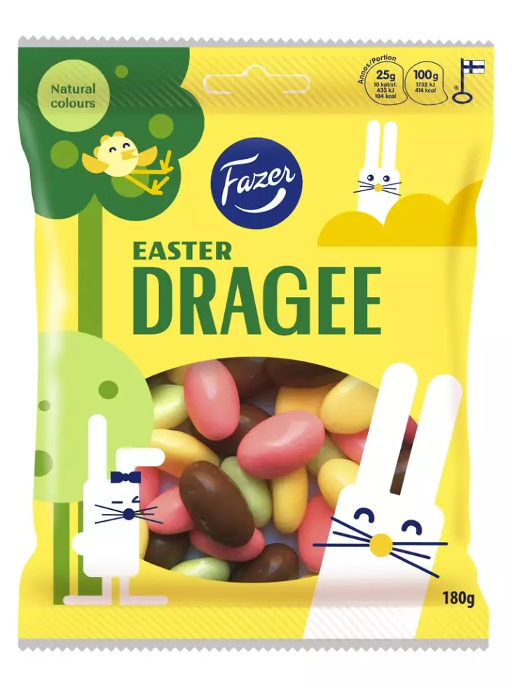 FAZER EASTER DRAGEE 180G - Karkit - 6416453032996 - 1