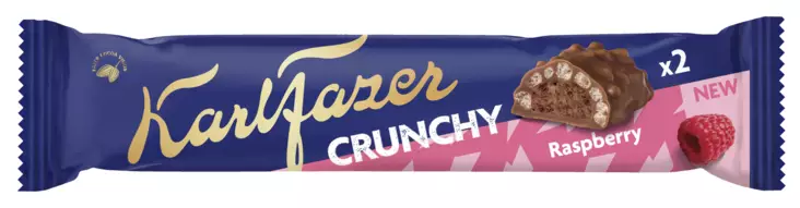 Fazer Grunchy vadelma 50g - Suklaat - 6416453020436 - 1