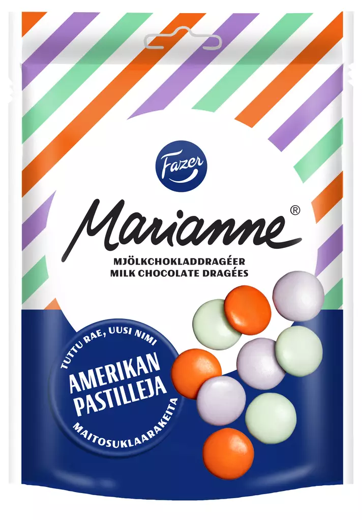 Fazer Marianne amerikan pastilli 150g - Karkit - 6416453040526 - 1